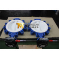 Teflon PTFE Lug Type Butterfly Valve with Ce ISO Wras Approved